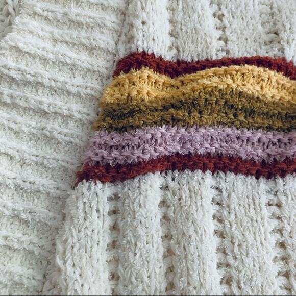 Madewell Diaz Striped Open Knit Cardigan Sweater XS - Picture 6 of 10